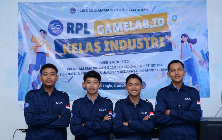 Kelas Industri: Kerja Sama SMK Binaan Gamelab dan SMKS Muhammadiyah 3 Tegaldlimo